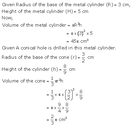 RS Aggarwal Solutions Class 10 Chapter 19 Volume and Surface Areas of Solids Ex 19a 31