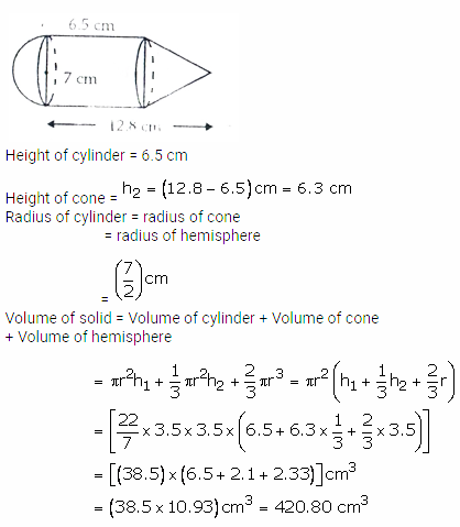 RS Aggarwal Solutions Class 10 Chapter 19 Volume and Surface Areas of Solids Ex 19a 34