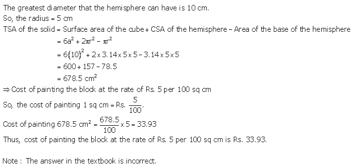 RS Aggarwal Solutions Class 10 Chapter 19 Volume and Surface Areas of Solids Ex 19a 37