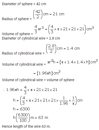 RS Aggarwal Solutions Class 10 Chapter 19 Volume and Surface Areas of Solids Ex 19b 17