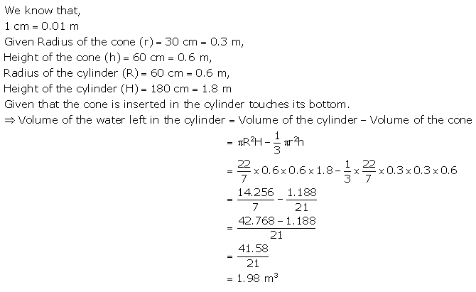 RS Aggarwal Solutions Class 10 Chapter 19 Volume and Surface Areas of Solids Ex 19b 24