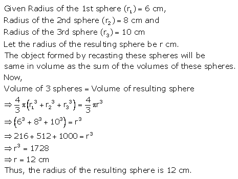 RS Aggarwal Solutions Class 10 Chapter 19 Volume and Surface Areas of Solids Ex 19b 3