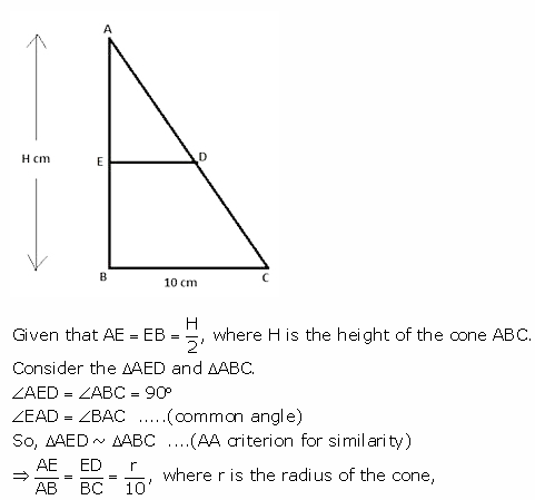 RS Aggarwal Solutions Class 10 Chapter 19 Volume and Surface Areas of Solids Ex 19c 19