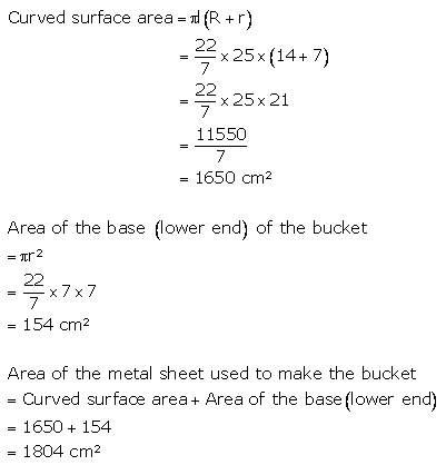 RS Aggarwal Solutions Class 10 Chapter 19 Volume and Surface Areas of Solids Ex 19c 4