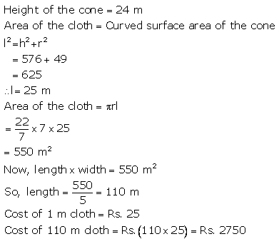 RS Aggarwal Solutions Class 10 Chapter 19 Volume and Surface Areas of Solids Ex 19d 28