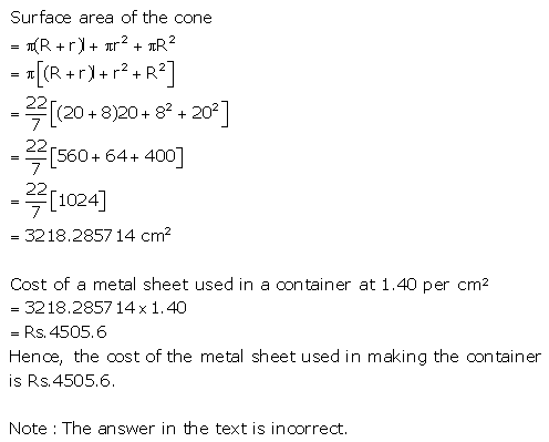 RS Aggarwal Solutions Class 10 Chapter 19 Volume and Surface Areas of Solids Ex 19d 39