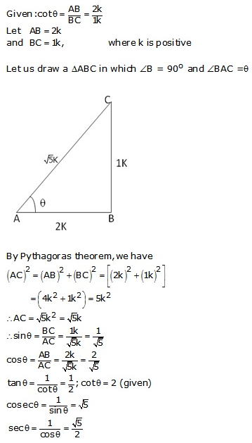 RS Aggarwal Solutions Class 10 Chapter 5 Trigonometric Ratios Ex 5 6