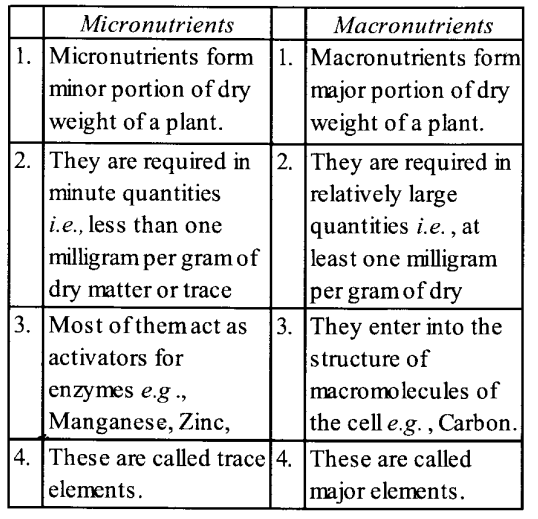 NCERT Solutions for Class 11 Biology Chapter 12 Mineral Nutrition 5
