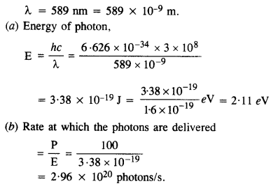 NCERT Solutions for Class 12 Physics Chapter 11 Dual Nature of Radiation and Matter 8