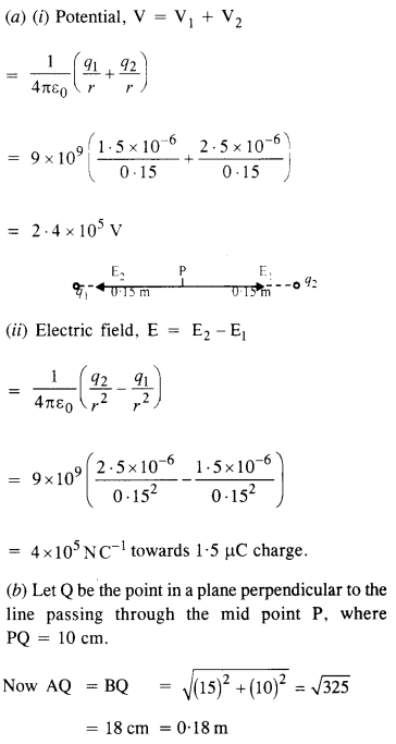 NCERT Solutions for Class 12 Physics Chapter 2 Electrostatic Potential and Capacitance 12