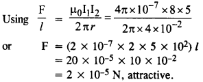 NCERT Solutions for Class 12 Physics Chapter 4 Moving Charges and Magnetism 7