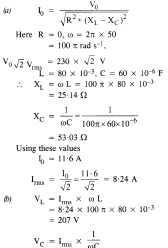 NCERT Solutions for Class 12 Physics Chapter 7 Alternating Current 24