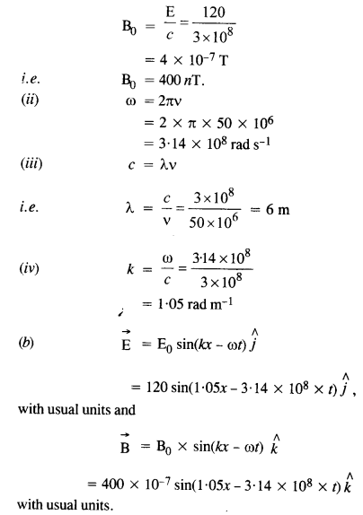 NCERT Solutions for Class 12 Physics Chapter 8 Electromagnetic Waves 11
