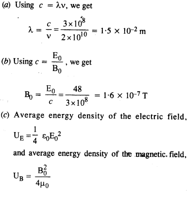 NCERT Solutions for Class 12 Physics Chapter 8 Electromagnetic Waves 14