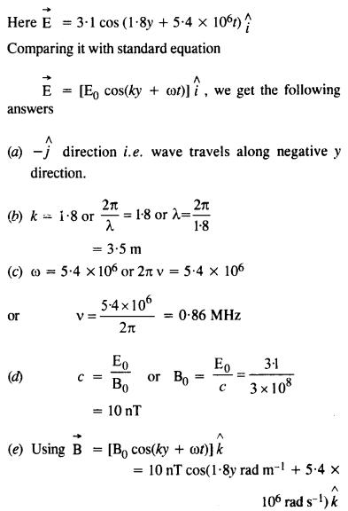 NCERT Solutions for Class 12 Physics Chapter 8 Electromagnetic Waves 16