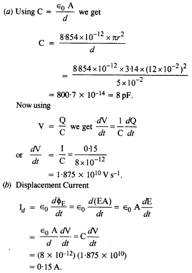 NCERT Solutions for Class 12 Physics Chapter 8 Electromagnetic Waves 2