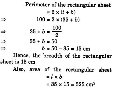 NCERT Solutions for Class 7 Maths Chapter 11 Perimeter and Area Ex 11.1 5