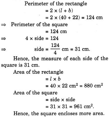 NCERT Solutions for Class 7 Maths Chapter 11 Perimeter and Area Ex 11.1 9