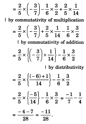NCERT Solutions for Class 8 Maths Chapter 1 Rational Numbers Ex 1.1 3