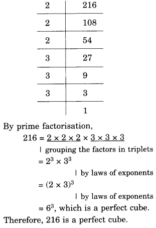 NCERT Solutions for Class 8 Maths Chapter 7 Cubes and Cube Roots Ex 7.1 1
