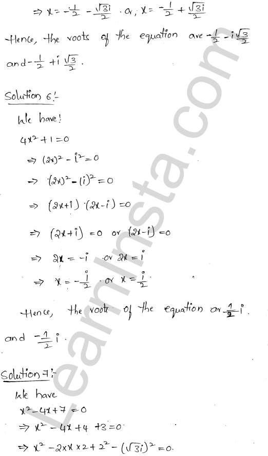 RD Sharma Class 11 Solutions Chapter 14 Quadratic Equations Ex 14.1 1.4