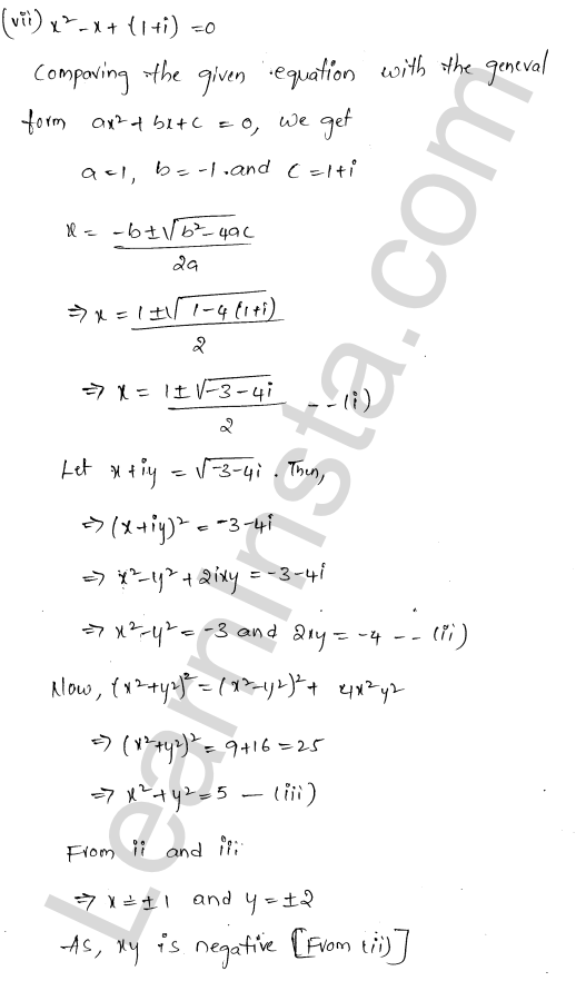 RD Sharma Class 11 Solutions Chapter 14 Quadratic Equations Ex 14.2 1.8