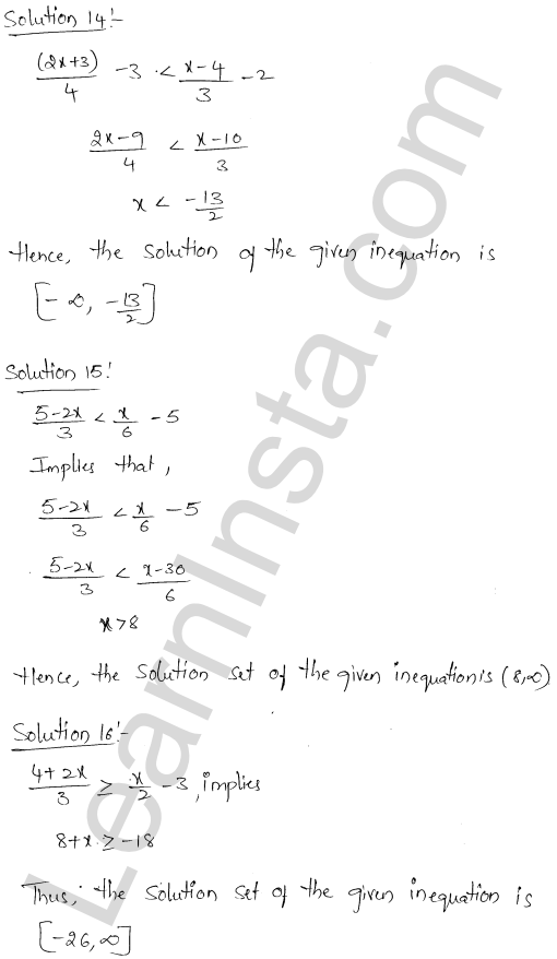 RD Sharma Class 11 Solutions Chapter 15 Linear Inequations Ex 15.1 1.7