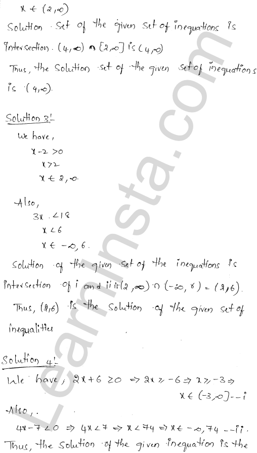RD Sharma Class 11 Solutions Chapter 15 Linear Inequations Ex 15.2 1.2