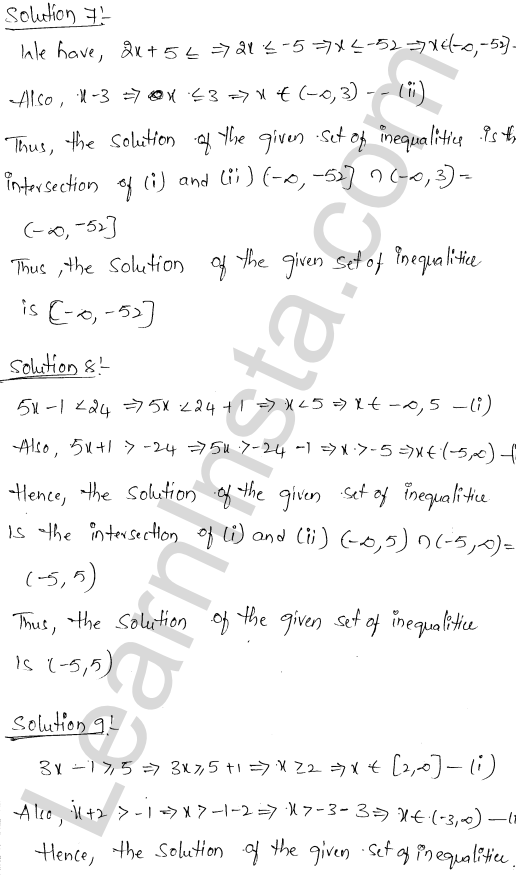 RD Sharma Class 11 Solutions Chapter 15 Linear Inequations Ex 15.2 1.4