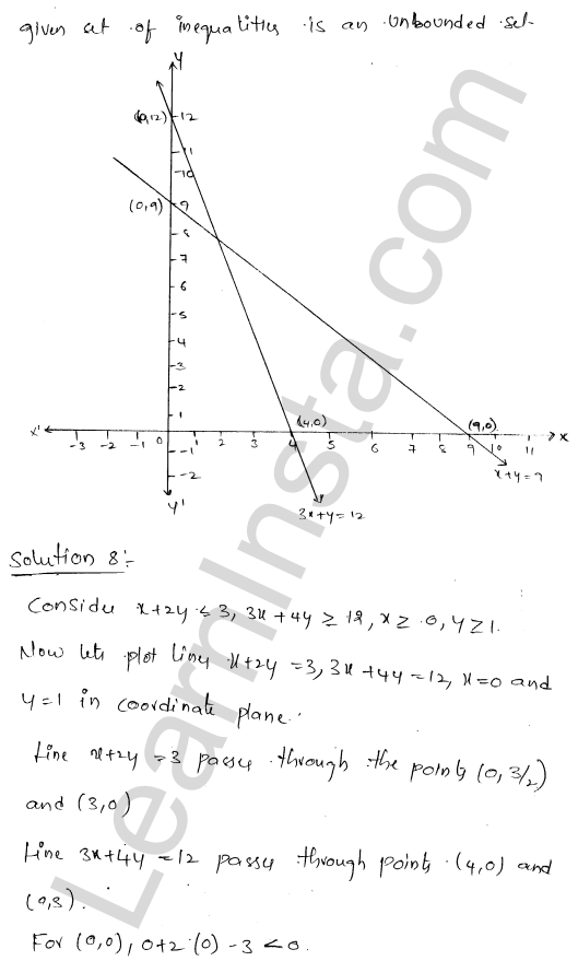 RD Sharma Class 11 Solutions Chapter 15 Linear Inequations Ex 15.6 1.11