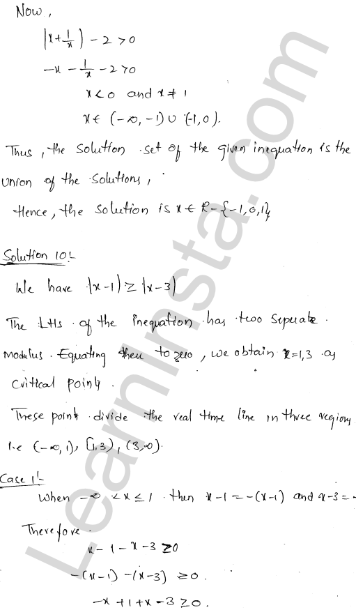 RD Sharma Class 11 Solutions Chapter 15 Linear Inequations VSAQ 1.7