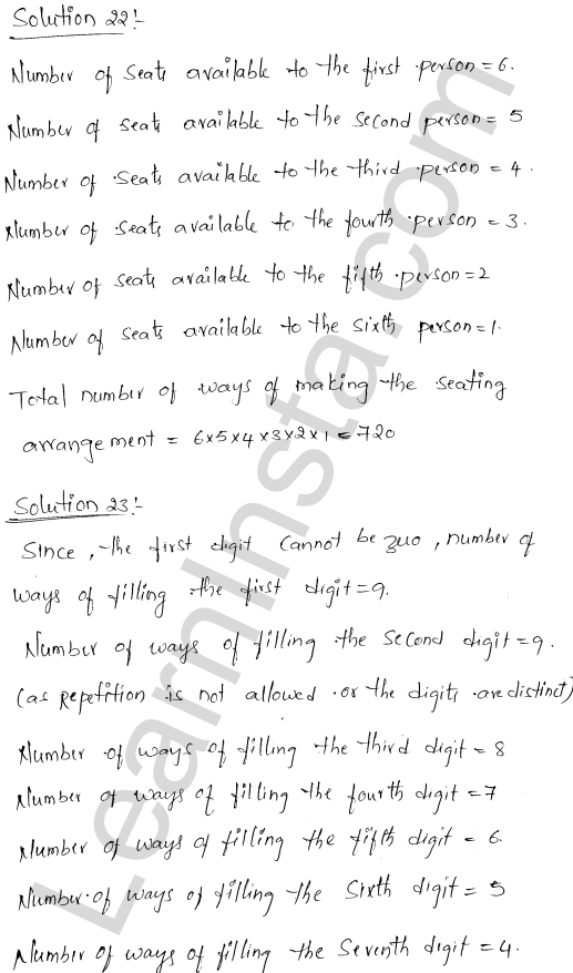 RD Sharma Class 11 Solutions Chapter 16 Permutations Ex 16.2 1.11