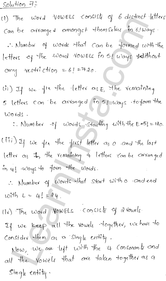 RD Sharma Class 11 Solutions Chapter 16 Permutations Ex 16.4 1.6