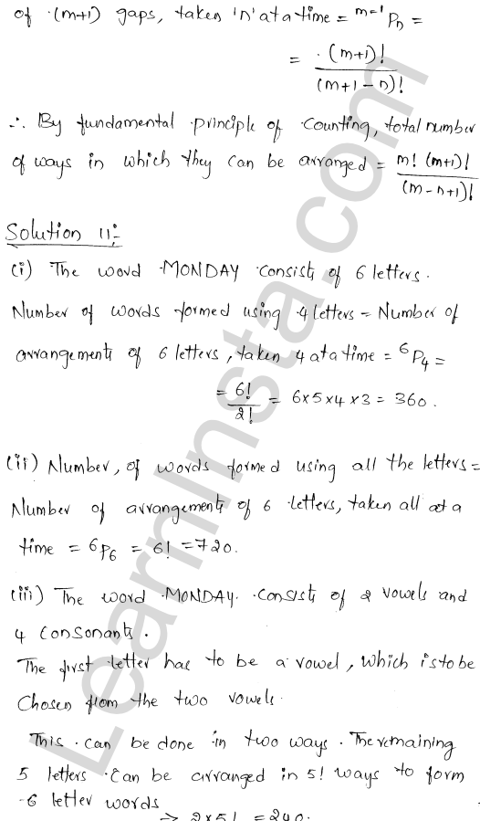 RD Sharma Class 11 Solutions Chapter 16 Permutations Ex 16.4 1.9