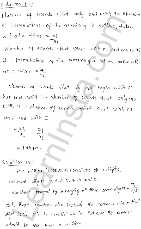 RD Sharma Class 11 Solutions Chapter 16 Permutations Ex 16.5 15