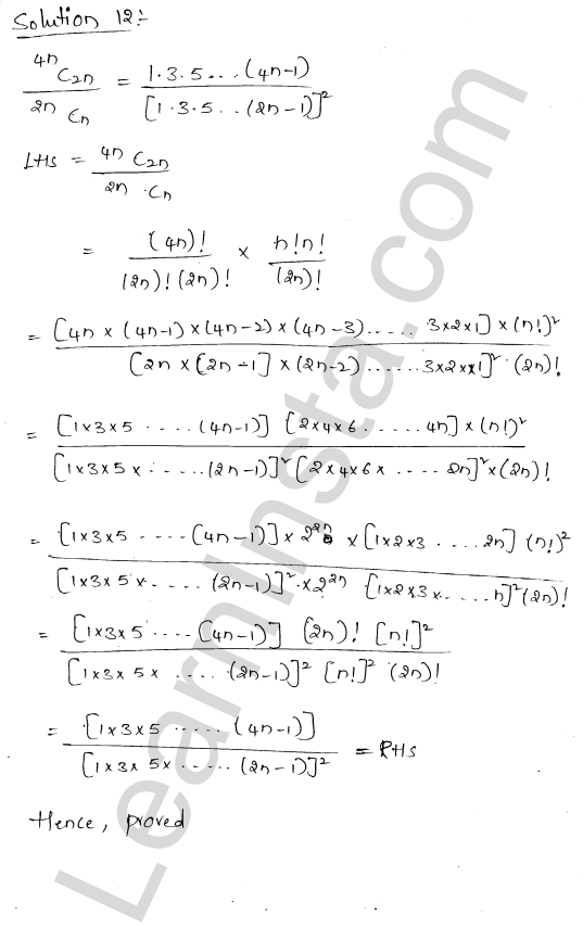 RD Sharma Class 11 Solutions Chapter 17 Combinations Ex 17.1 1.7