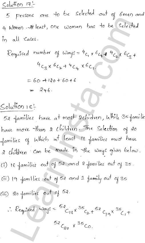 RD Sharma Class 11 Solutions Chapter 17 Combinations Ex 17.2 1.9