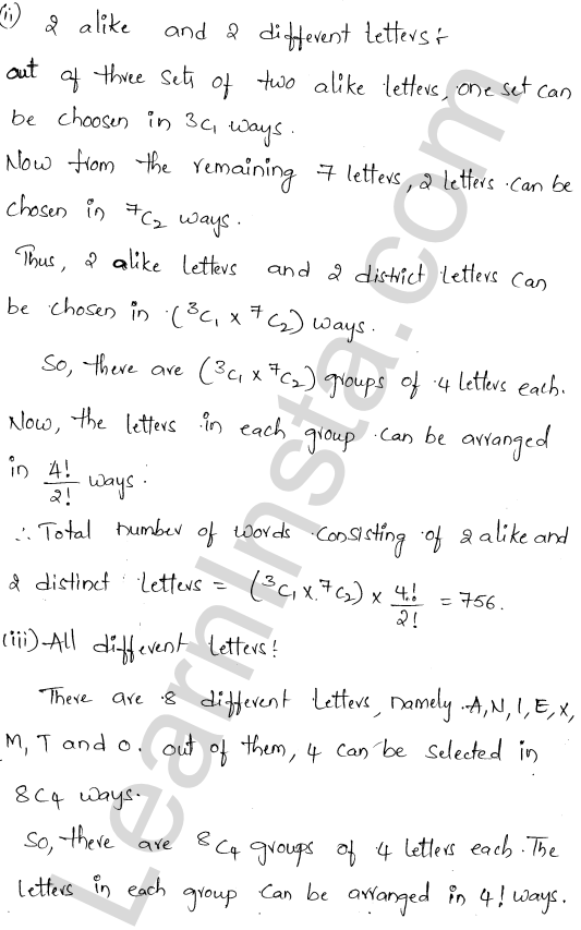 RD Sharma Class 11 Solutions Chapter 17 Combinations Ex 17.3 1.4