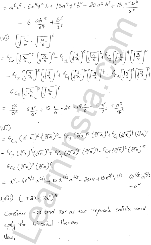 RD Sharma Class 11 Solutions Chapter 18 Binomial Theorem Ex 18.1 1.3