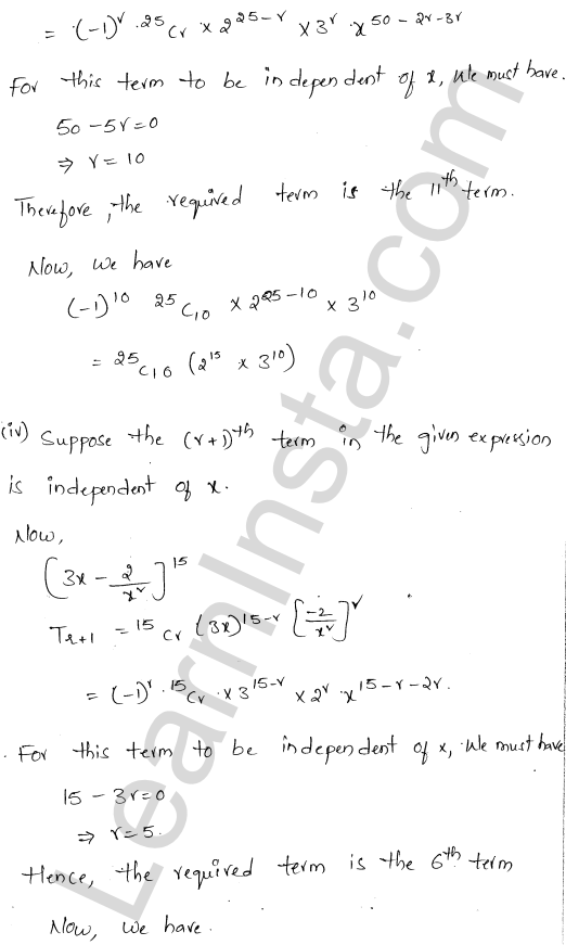 RD Sharma Class 11 Solutions Chapter 18 Binomial Theorem Ex 18.2 1.27