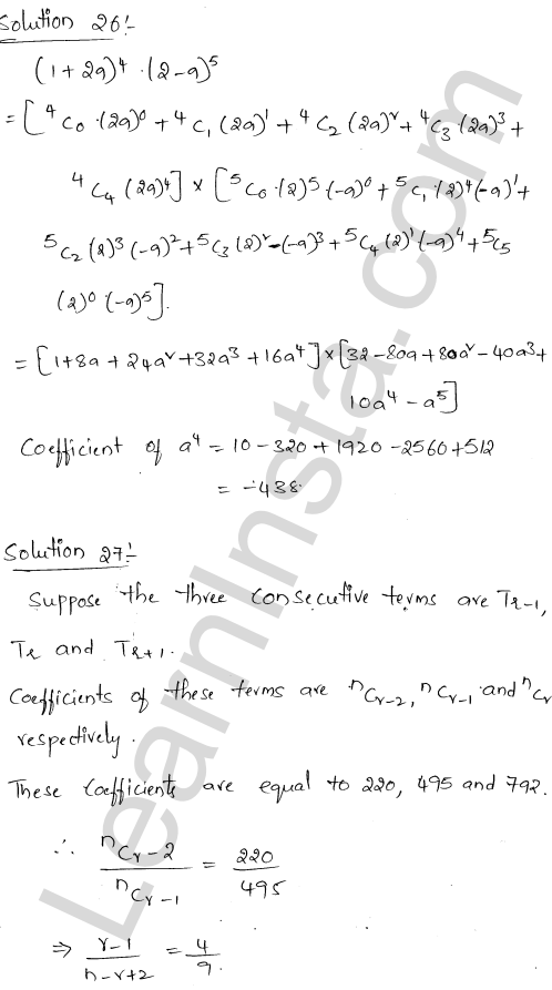 RD Sharma Class 11 Solutions Chapter 18 Binomial Theorem Ex 18.2 1.38