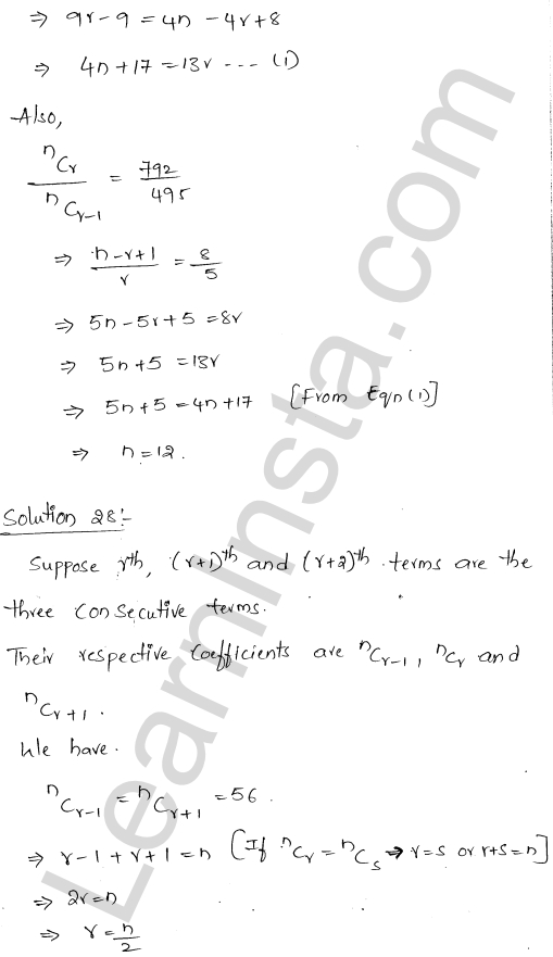 RD Sharma Class 11 Solutions Chapter 18 Binomial Theorem Ex 18.2 1.39