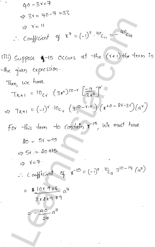 RD Sharma Class 11 Solutions Chapter 18 Binomial Theorem Ex 18.2 1.7