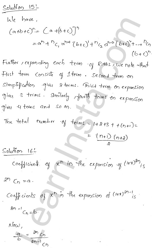 RD Sharma Class 11 Solutions Chapter 18 Binomial Theorem VSAQ 1.8