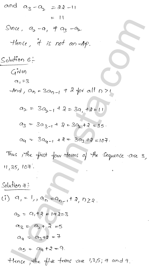 RD Sharma Class 11 Solutions Chapter 19 Arithmetic Progressions Ex 19.1 1.5