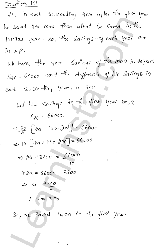 RD Sharma Class 11 Solutions Chapter 19 Arithmetic Progressions Ex 19.7 1.15