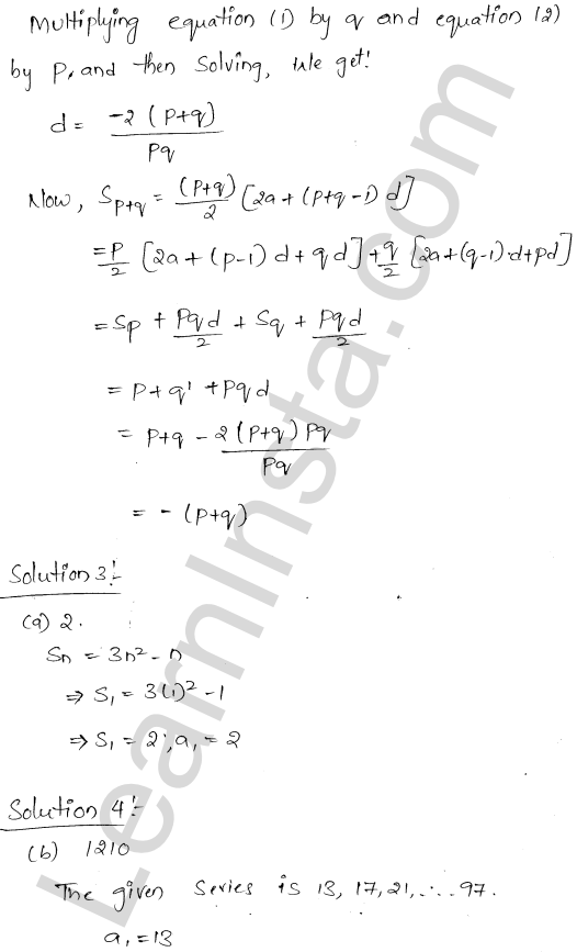 RD Sharma Class 11 Solutions Chapter 19 Arithmetic Progressions MCQ 1.2