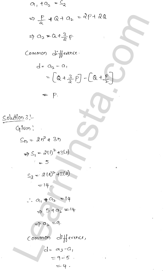 RD Sharma Class 11 Solutions Chapter 19 Arithmetic Progressions VSAQ 1.2