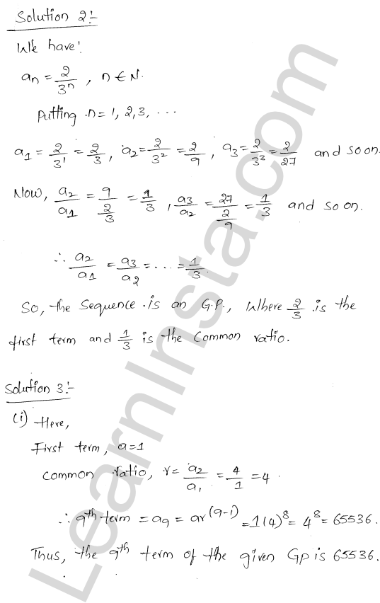 RD Sharma Class 11 Solutions Chapter 20 Geometric Progressions Ex 20.1 1.3