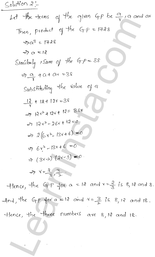 RD Sharma Class 11 Solutions Chapter 20 Geometric Progressions Ex 20.2 1.2